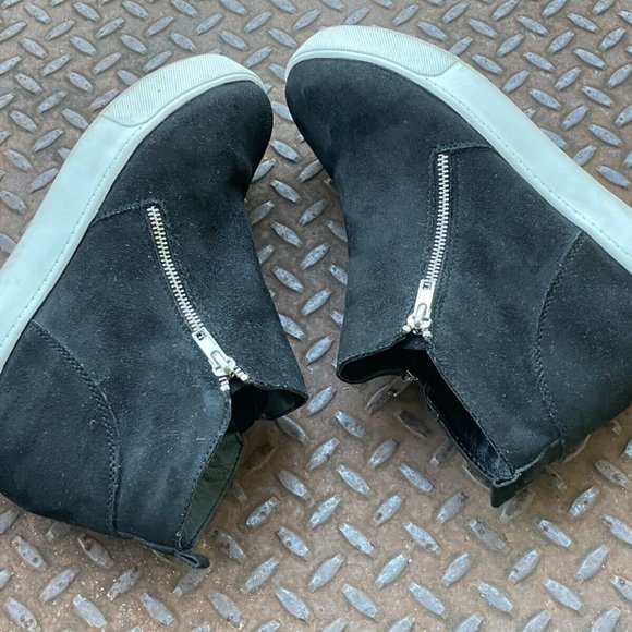 Soda Women shoes Black Mid Top Black Faux Suede Upper Shoes Size 10 - Picture 7 of 12